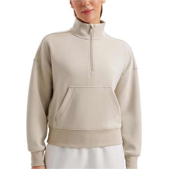 CRZ Yoga SoftAura Half Zip Sweatshirt - Picture 1 of 4